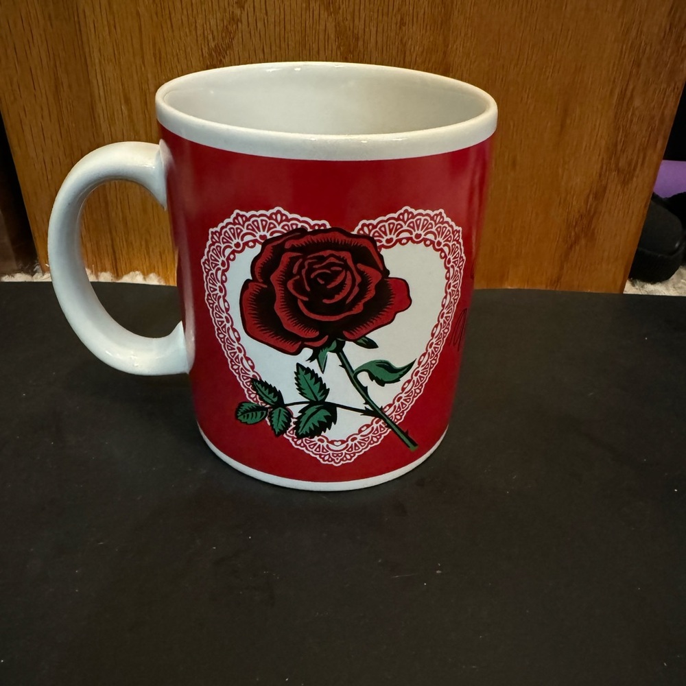 Vintage Valentine’s Day mug
